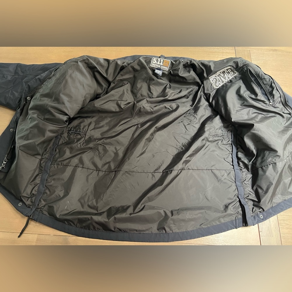 5.11 Tactical Parka Jacket Adult XL Dark Navy EMS 48001 - Picture 4 of 15